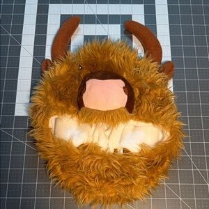 Scottish cow furry hat